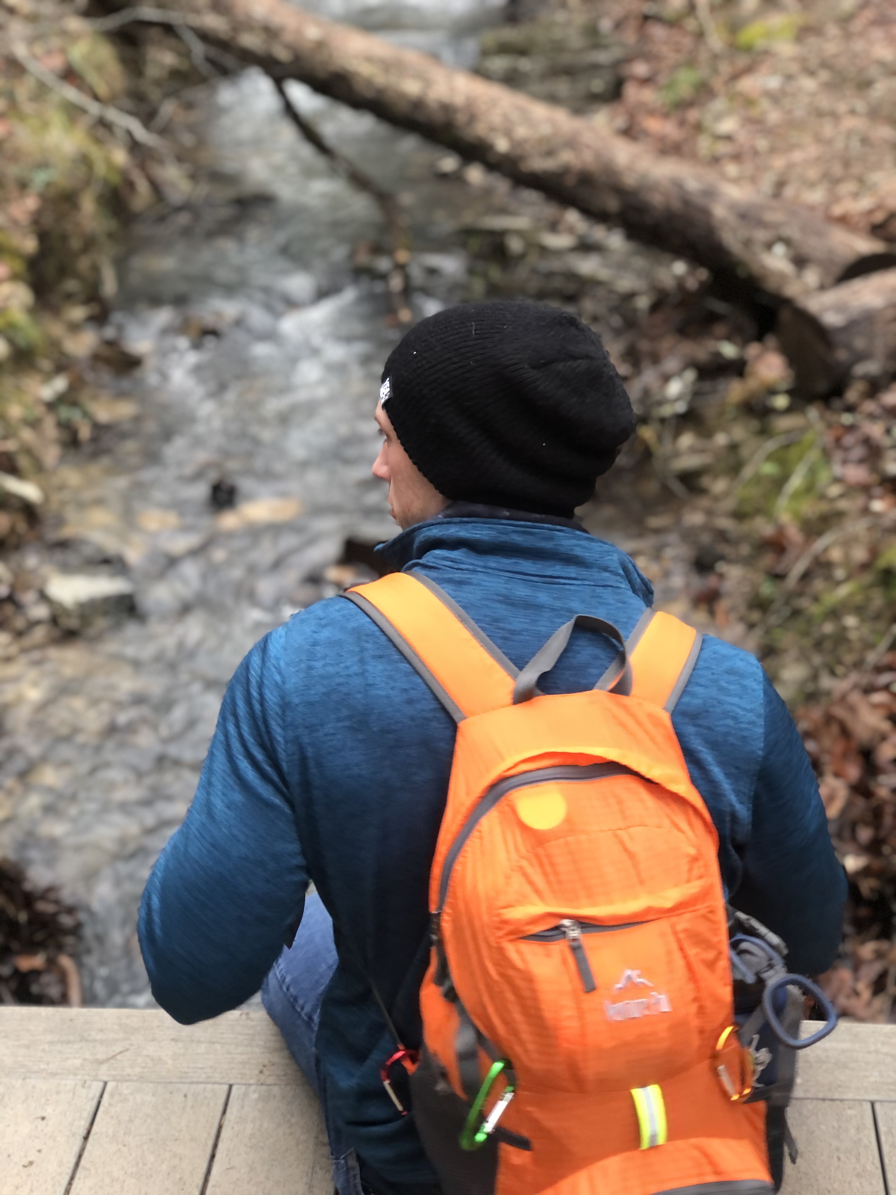 Trail break by the water